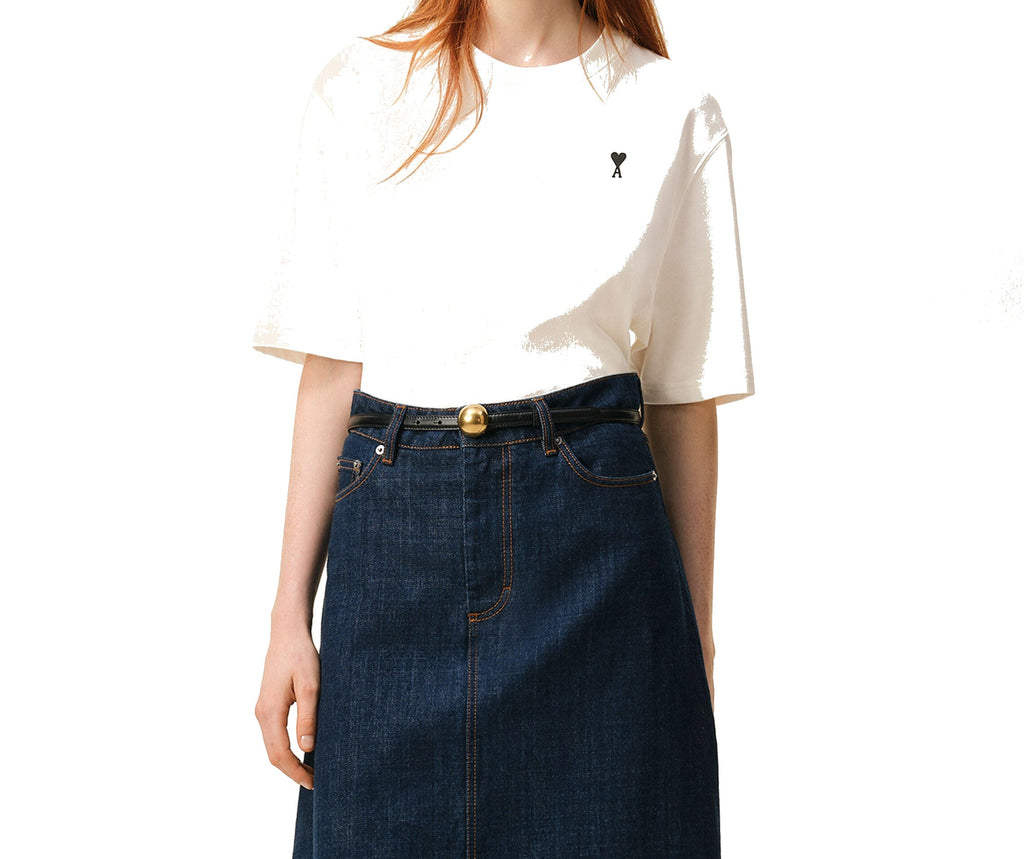 Ami Paris - Camiseta Place Des Victoires – Blanco