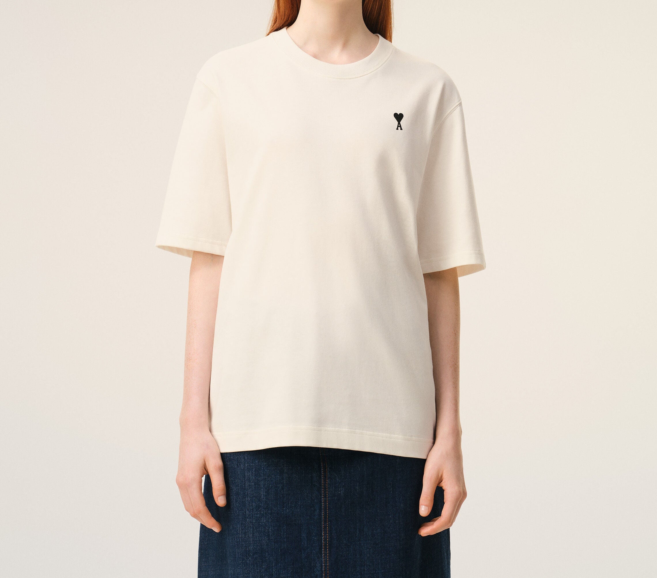 Ami Paris - Camiseta Place Des Victoires – Blanco