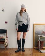 "Patch Labiche" Chauchat Wool Cardigan