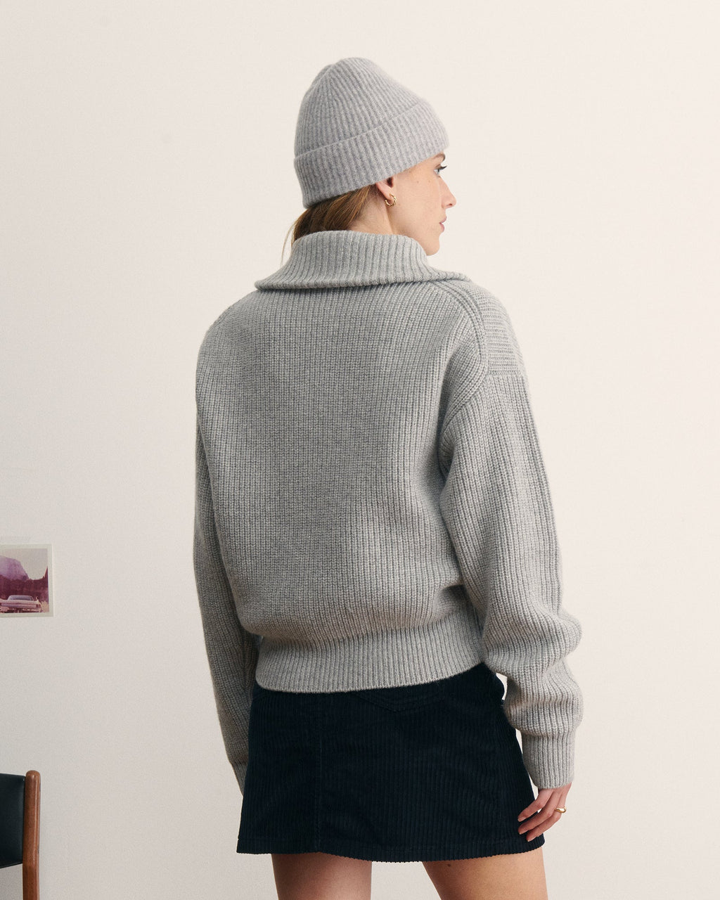 "Patch Labiche" Chauchat Wool Cardigan