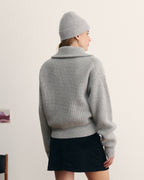 "Patch Labiche" Chauchat Wool Cardigan