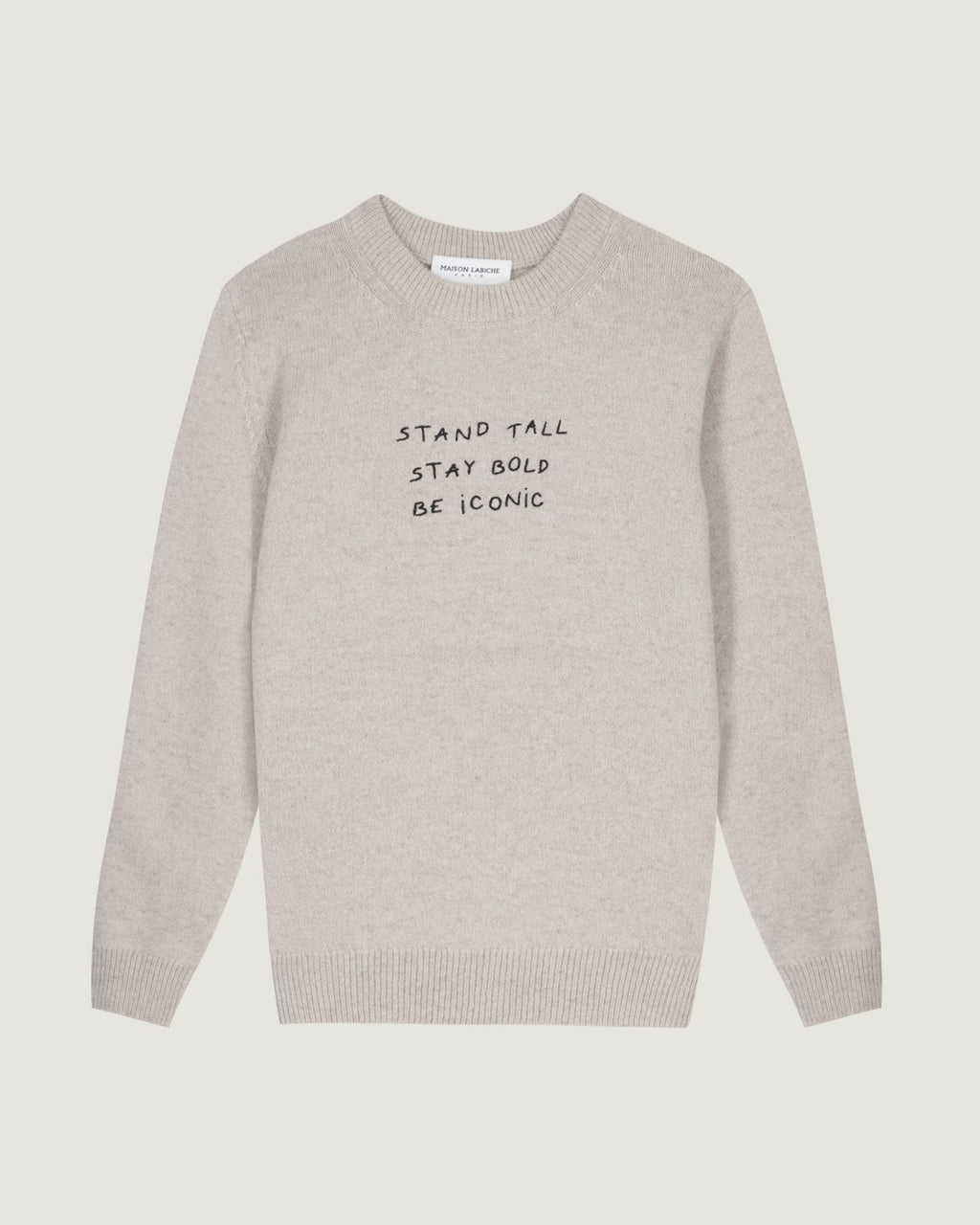 "Stand Tall Be Iconic" Choiseul Lambswool Sweater