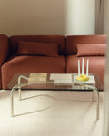 Table Basse Uku - Steel & Glass