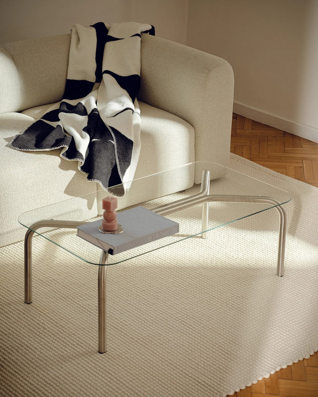 Table Basse Uku - Steel & Glass