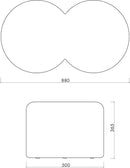 Pouf Umbo - Cloud Beige