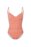 Maillot 1 Pièce Amour A La Plage - Orange