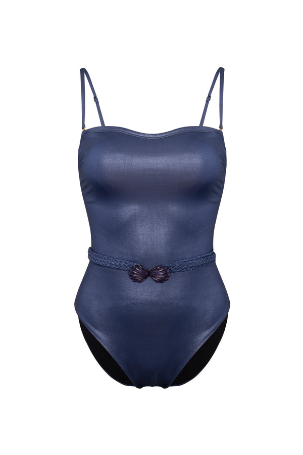 Bañador de 1 pieza Beach Love - Azul marino