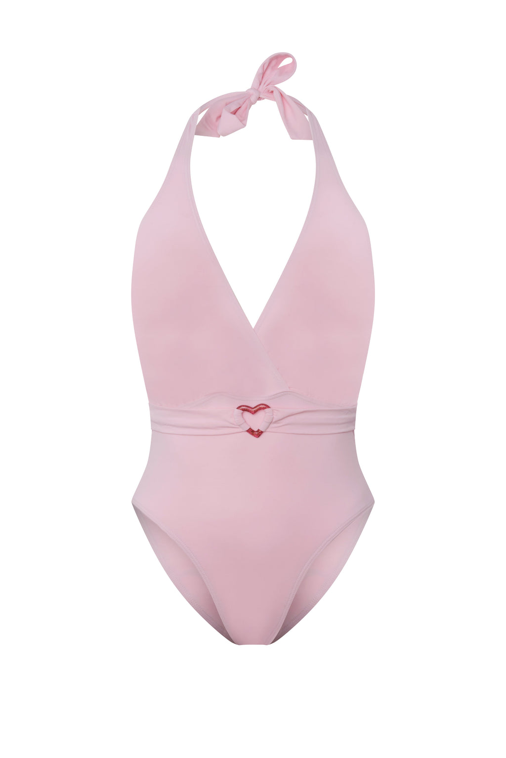 Beach Love 1 Piece Swimsuit - Pink
