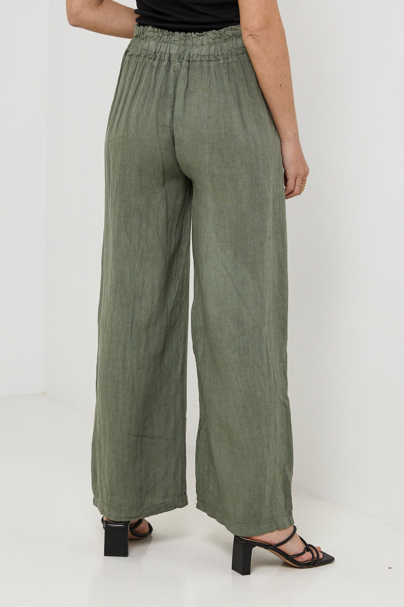 Pantalones - Caqui - Mujer