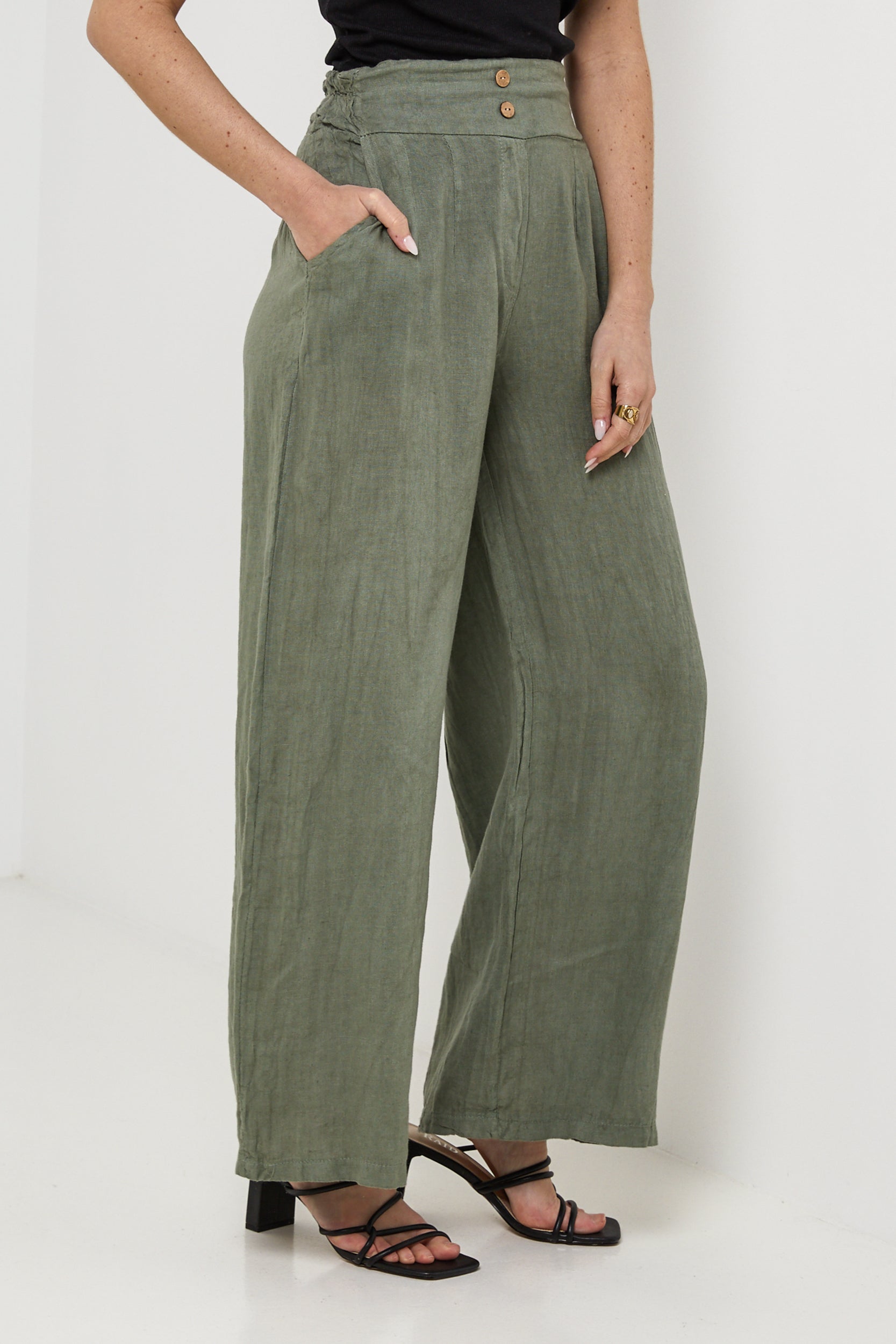 Pantalon - Kaki - Femme