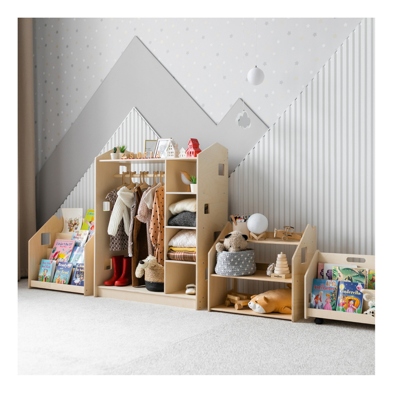 Bibliothèque & Étagère À Jouets Duo – Édition Limitée