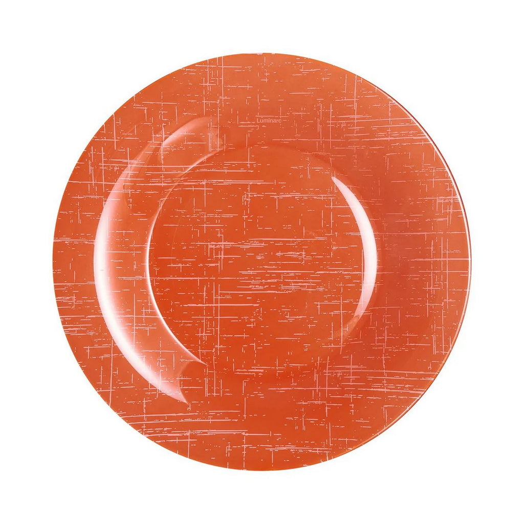 Poppy - 6 Assiettes À Dessert - Orange - 19,5Cm - Luminarc