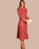 Robe Mrs. Collins - Imprimé
