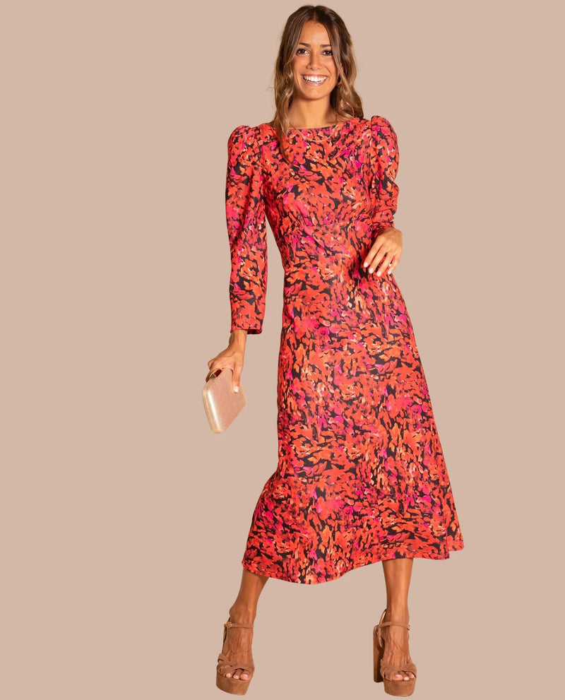 Robe Mrs. Collins - Imprimé