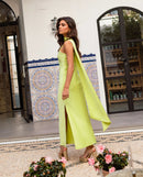 Robe Mrs. Abril - Vert Lime