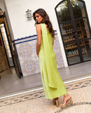 Robe Mrs. Abril - Vert Lime