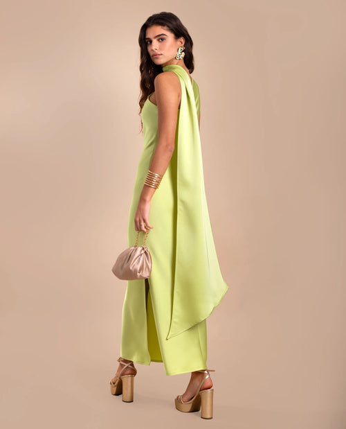 Robe Mrs. Abril - Vert Lime