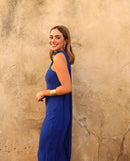 Robe Alhambra - Bleu Cobalt