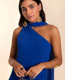 Robe Alhambra - Bleu Cobalt