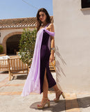 Robe Almería - Violet Et Lilas