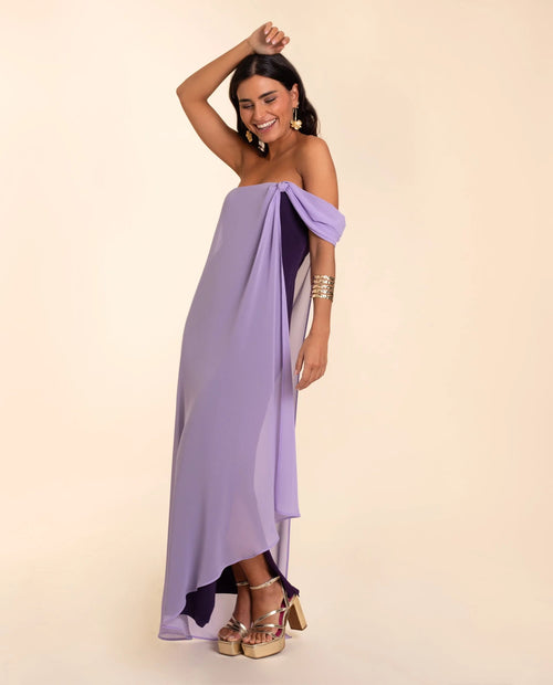 Robe Almería - Violet Et Lilas