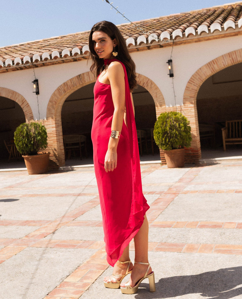 Robe Ginebra - Cerise