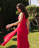 Robe Ginebra - Cerise