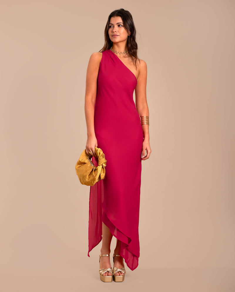 Robe Ginebra - Cerise