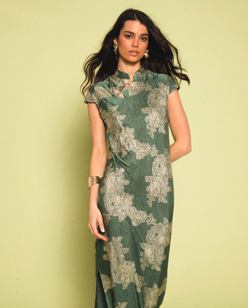 Robe Jade Bloom - Vert
