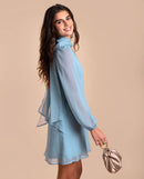 Robe Cayetana - Bleu