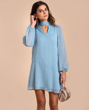 Robe Cayetana - Bleu