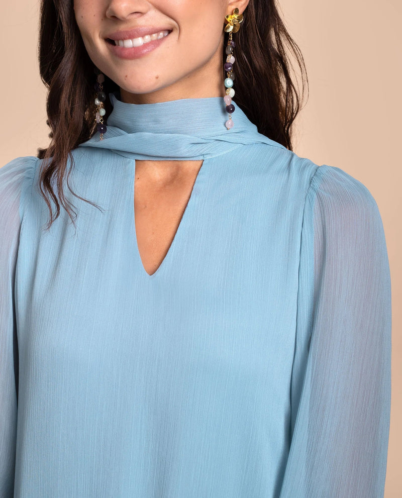 Robe Cayetana - Bleu