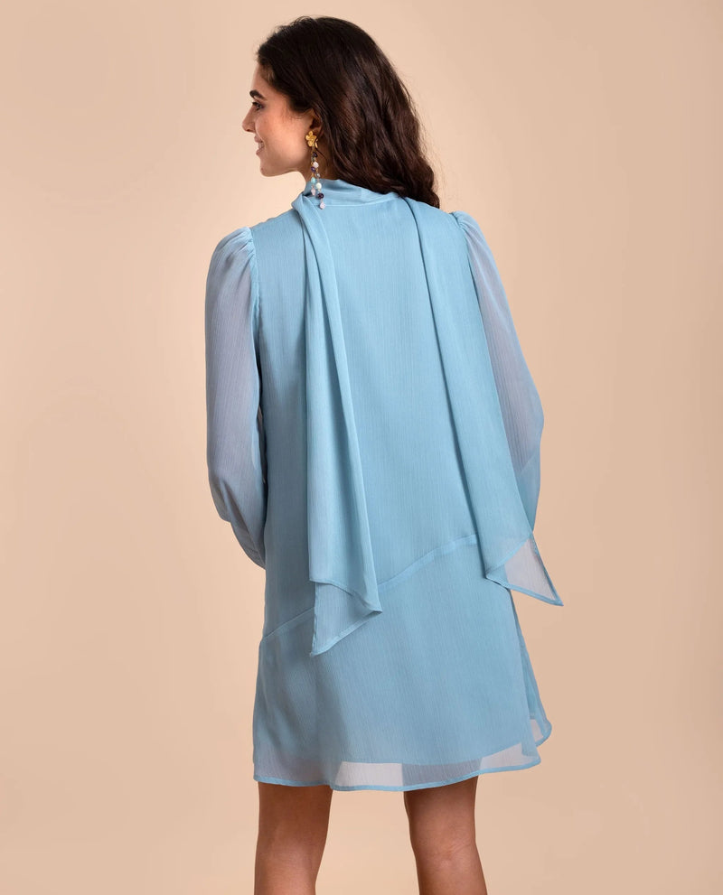 Robe Cayetana - Bleu