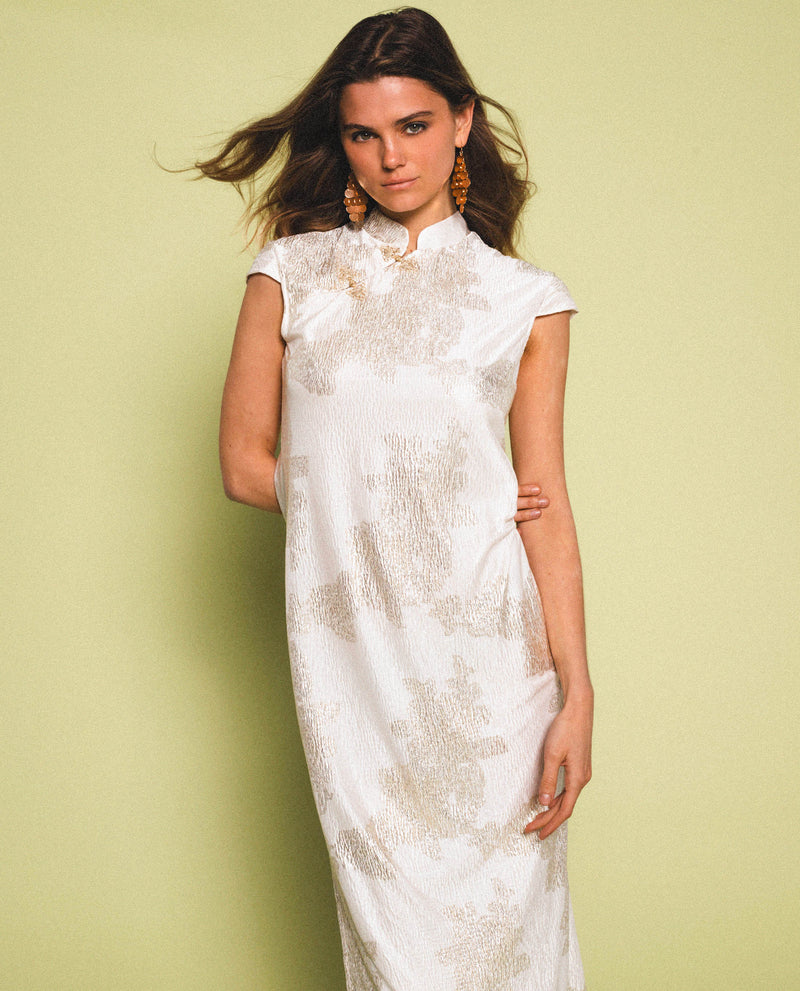 Robe Jade Bloom - Blanc