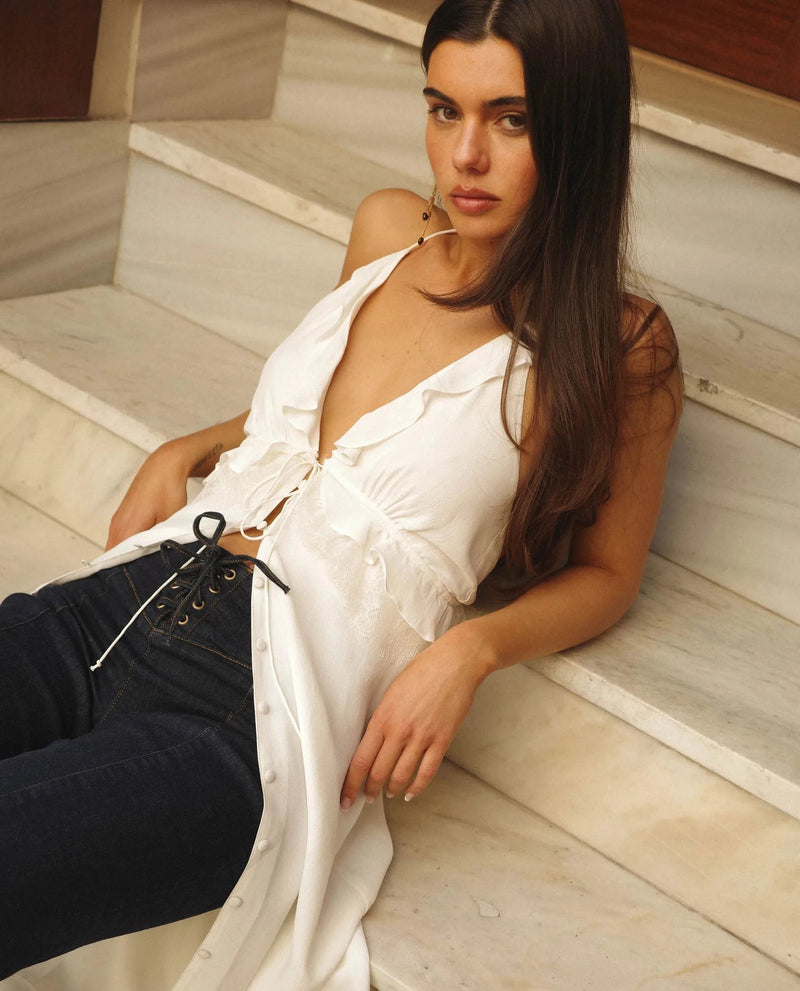 Robe Forever us - Écru
