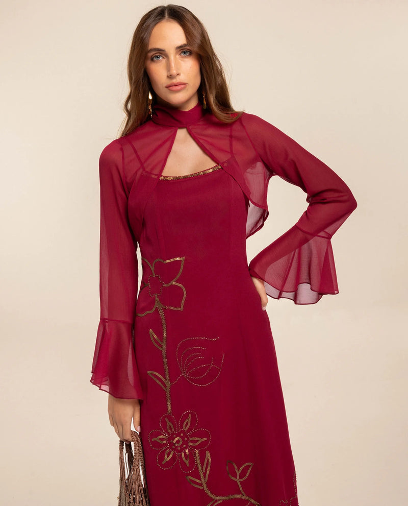 Robe Daphne - Rouge