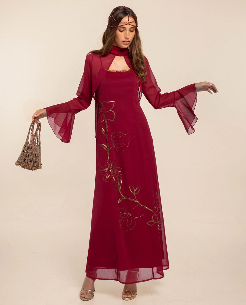 Robe Daphne - Rouge