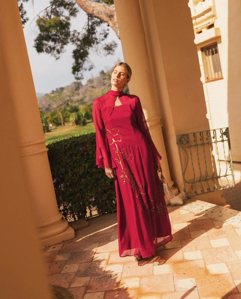 Robe Daphne - Rouge