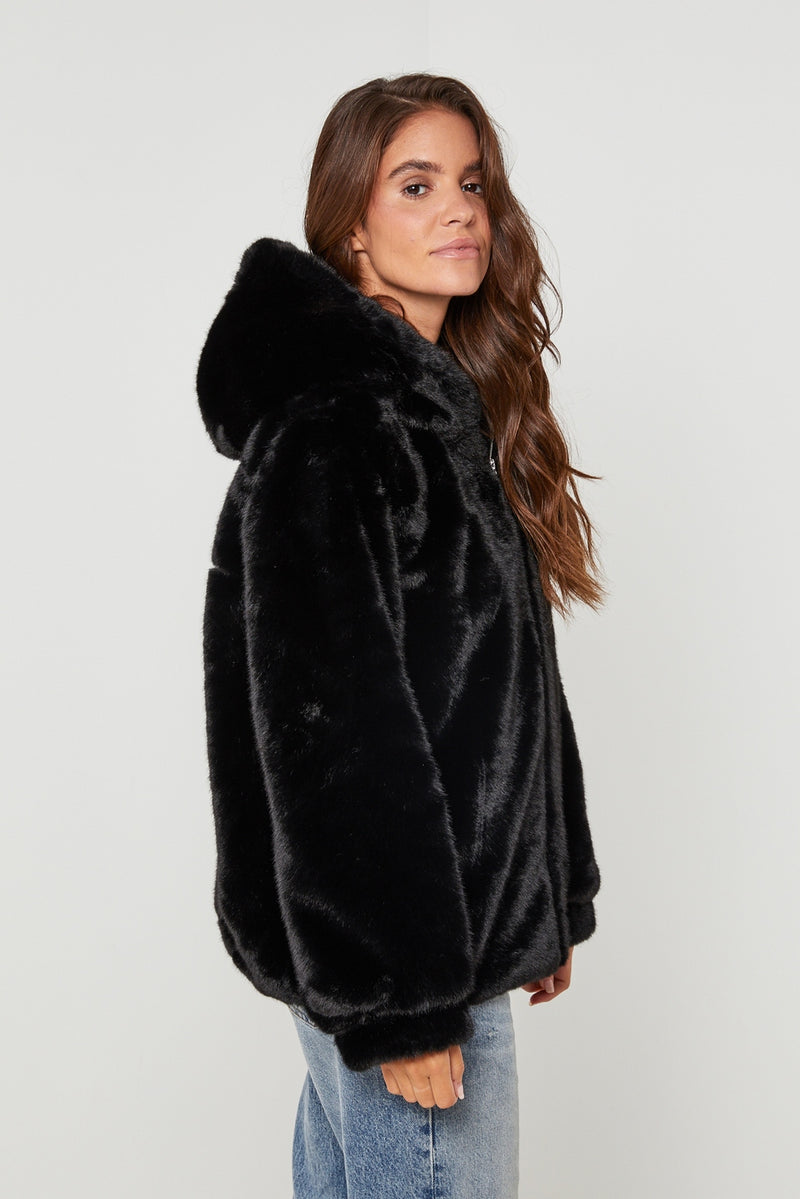 Faux Fur V231 - Black