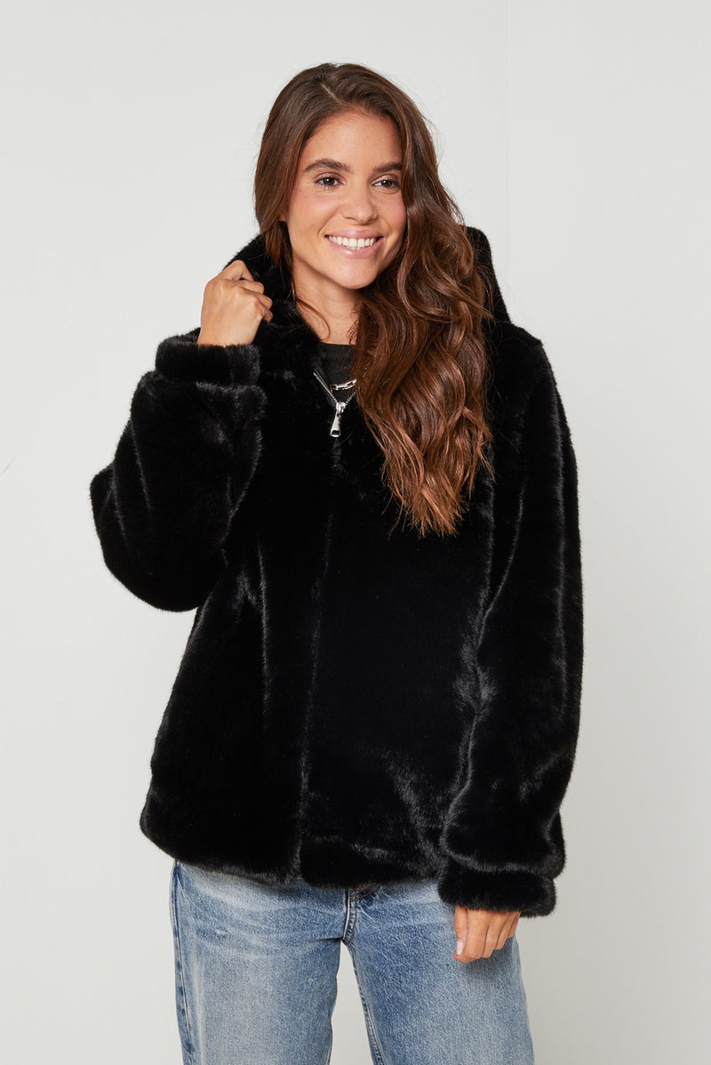 Faux Fur V231 - Black