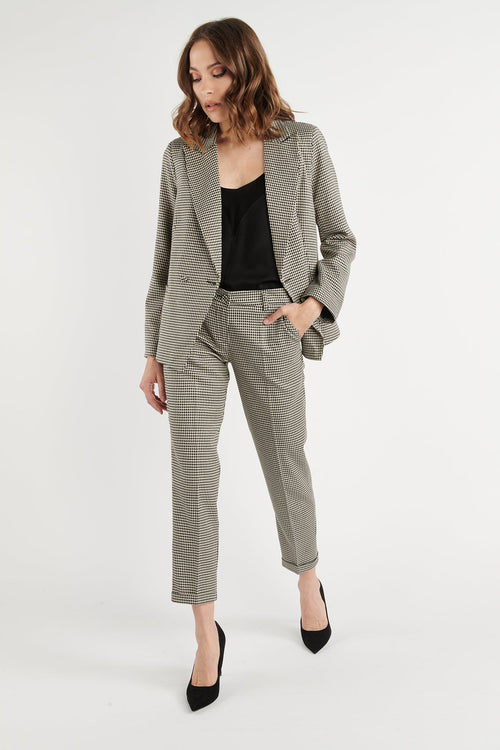 Blazer Pied De Poule Lurex Britanny