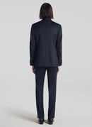 Fursac - Serge Unie S'140 Naturel Stretch Suit Jacket - Navy