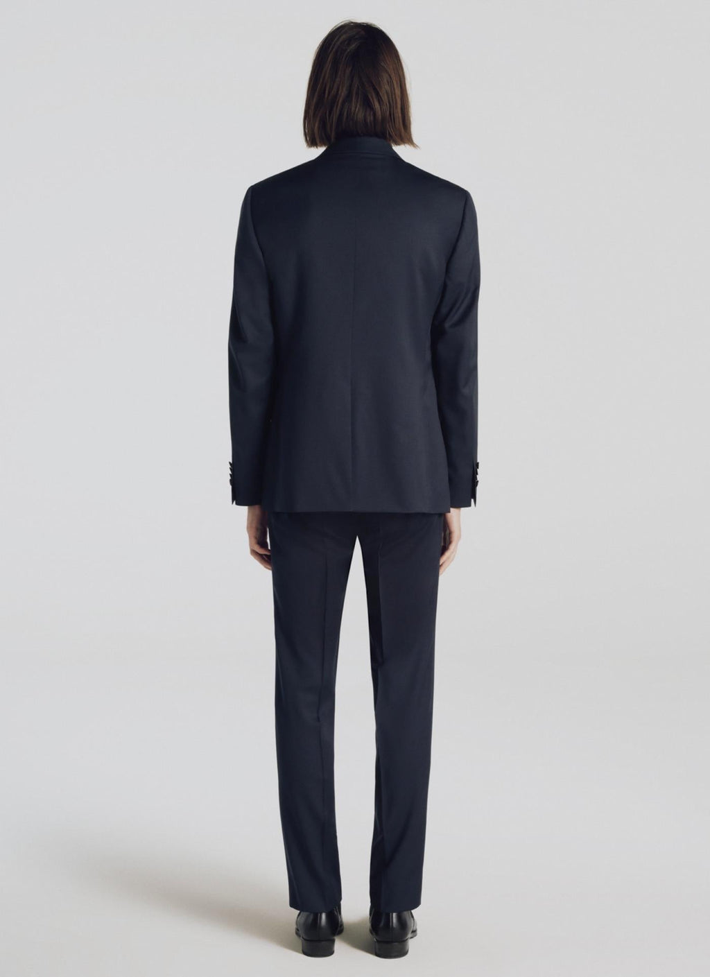 Fursac - Chaqueta Traje Serge Lisa S'140 Natural Stretch - Azul Marino