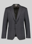 Fursac - Chaqueta gris de lana Serge Regular Fit