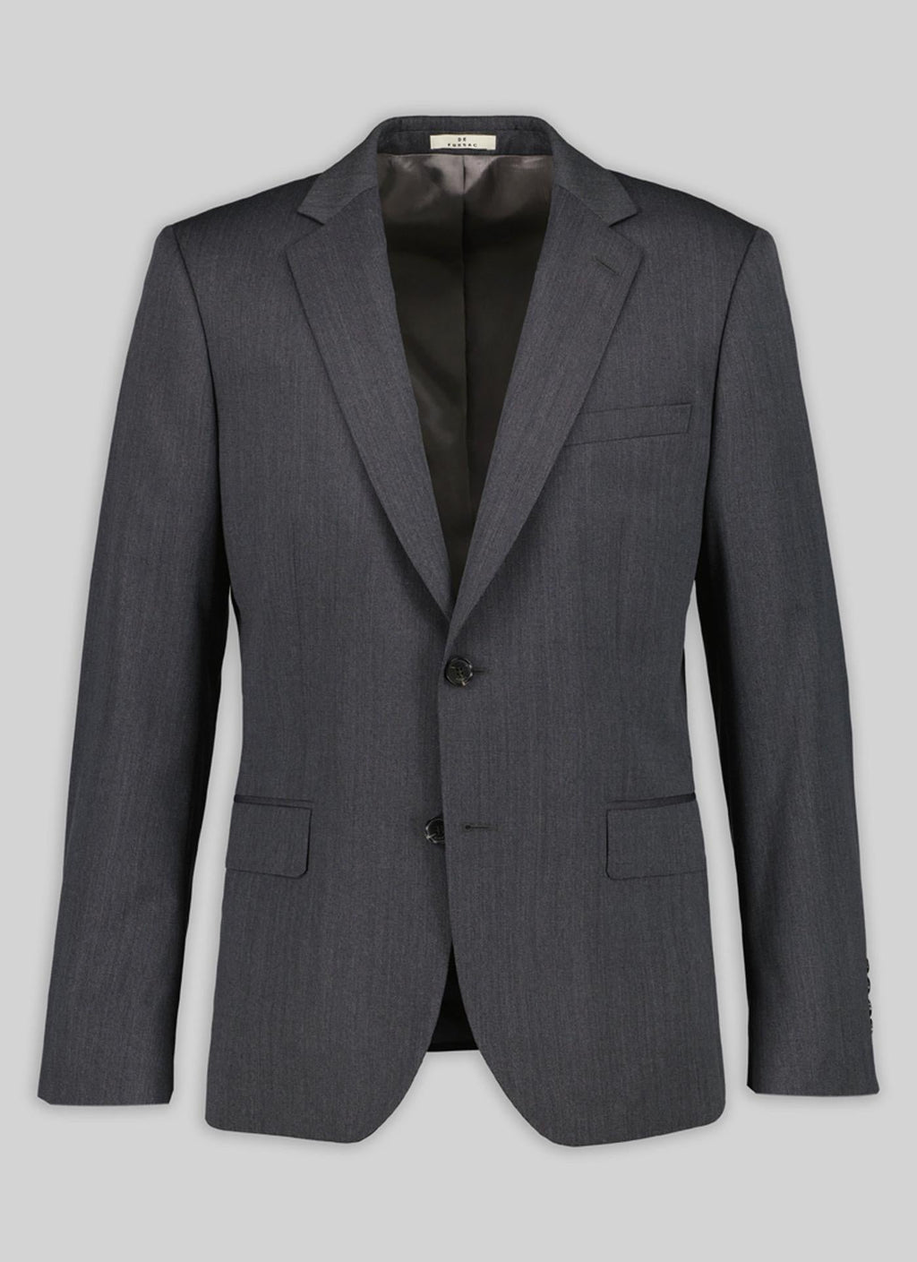 Fursac - Chaqueta Regular Fit De Sarga De Lana - Acero