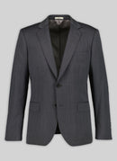 Fursac - Chaqueta Regular Fit De Sarga De Lana - Acero