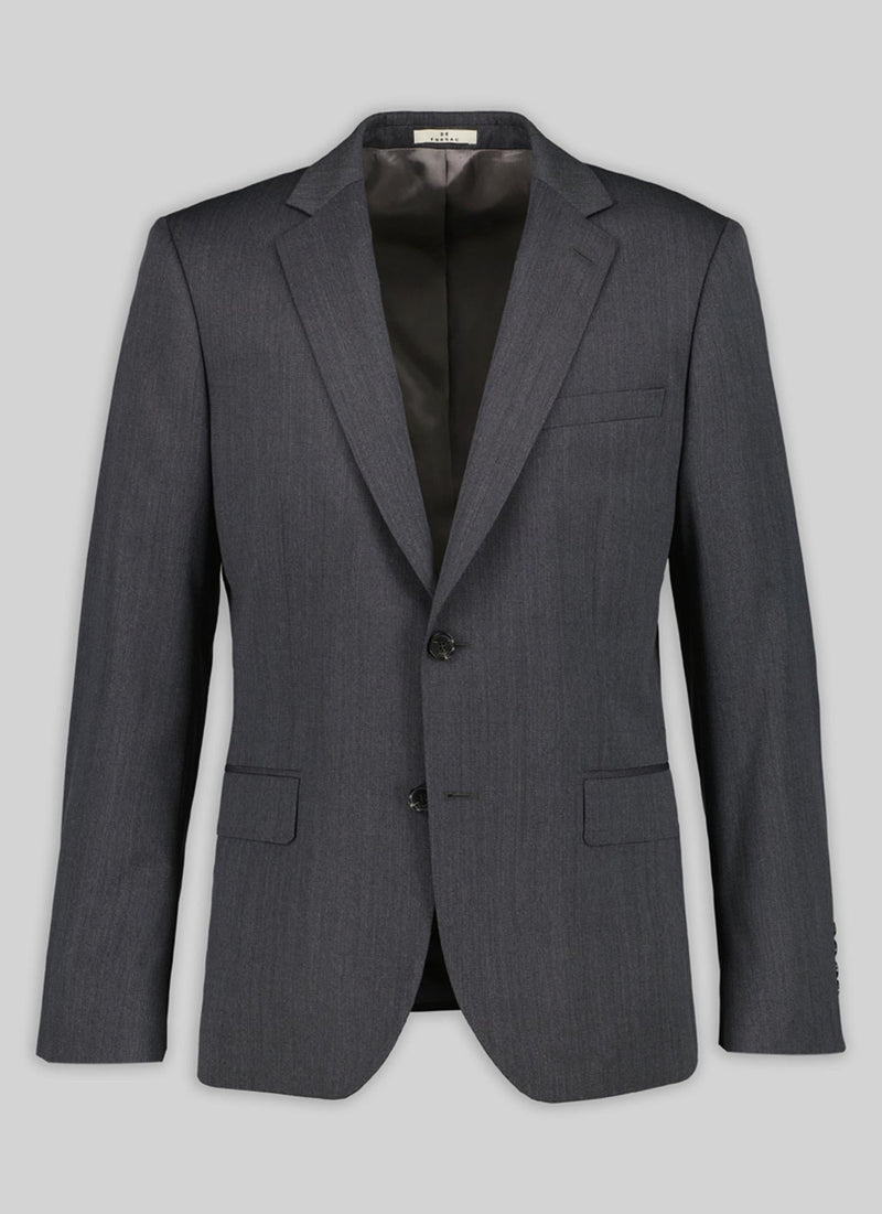 Fursac - Chaqueta Regular Fit De Sarga De Lana - Acero