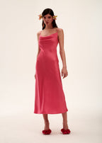 Elle Raspberry Dress