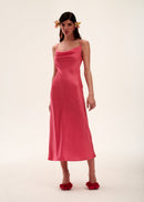 Elle Raspberry Dress