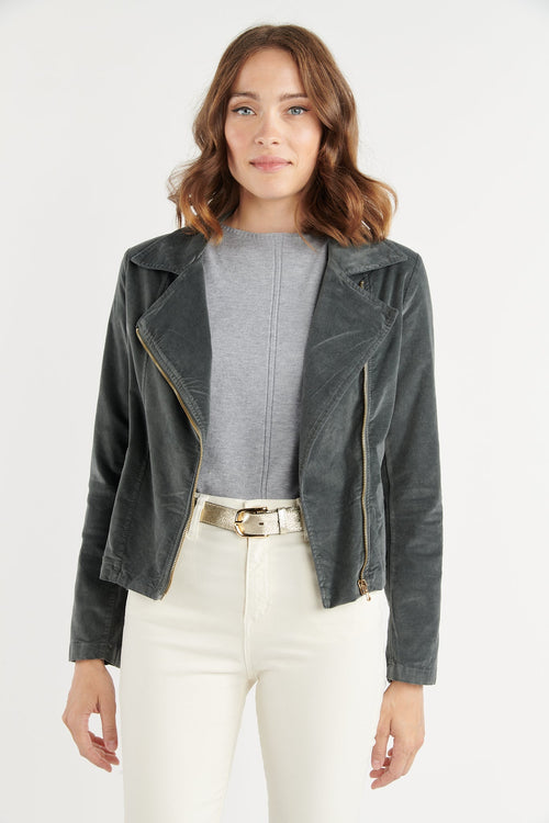 Veste Perfecto Velours Betsy Carbone